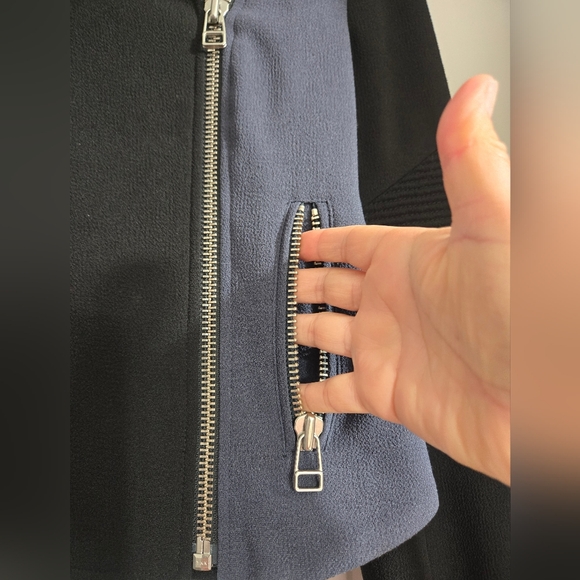 Aritzia Wilfred Montesson Moto Jacket Coat Size 2 - Picture 2 of 11